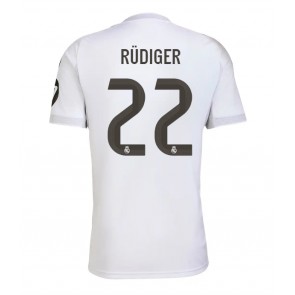 Real Madrid Antonio Rudiger #22 Domaci Dres 2025-26 Kratak Rukavima